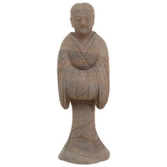 20th Century Chinese Han Style Blue Stone Figure