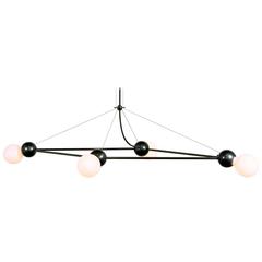 Lina 04 Light Diamond, Modern Minimal Geometric Chandelier, Oil-Rubbed Bronze 12