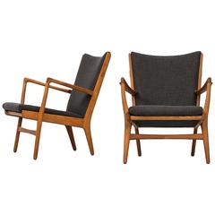 Hans Wegner Easy Chairs Model AP-16 by AP-Stolen in Denmark