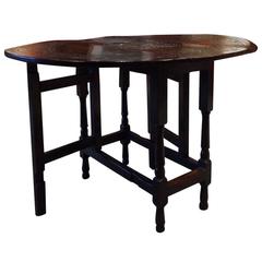 Antique Dining Table Carved Console Solid Oak George III 18th Century