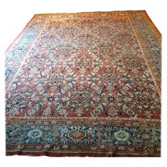 Antique Malhal Carpet Persian Rug 19th Century Handmade Christies