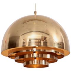 Brass Chandelier or Pendant Light by Vereinigte WerkstäTten MüNchen 8