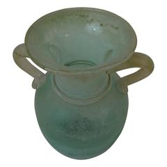 20th Century Glass Vase Signed Seguso for Vetro Arte