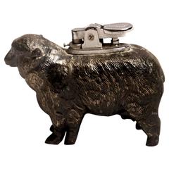 Lucky Five-Leg Sheep Metal Desk Lighter, 20th Century