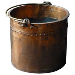 Antique 18th-19th Century Dutch Log Basket or Log Holder