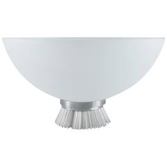 Large Bowl Centerpiece with Spiked Aluminum Base