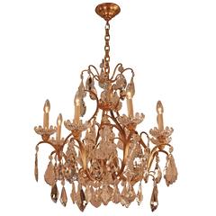 Vintage French Crystal Chandelier by Baccarat