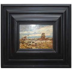 20th Century Oil on Copper Painting by A. de Nottbeck 2