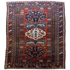 Extraordinary Early 20th Century Caucasian Rug 10