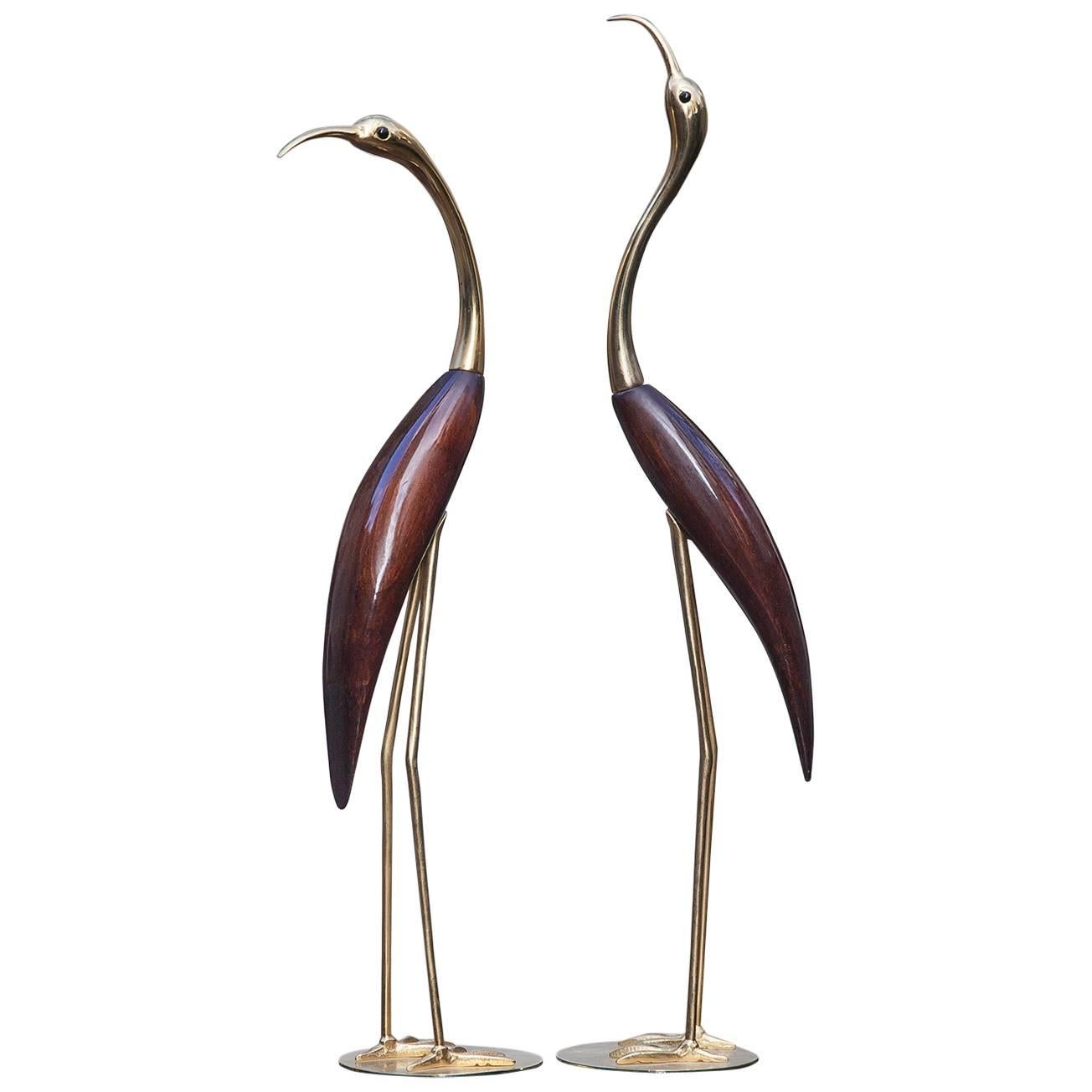 Decorative Italian Herons Sculpture, Italy, 1970