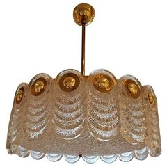 Drum Chandelier by Kaiser Leuchten, Germany, 1960s