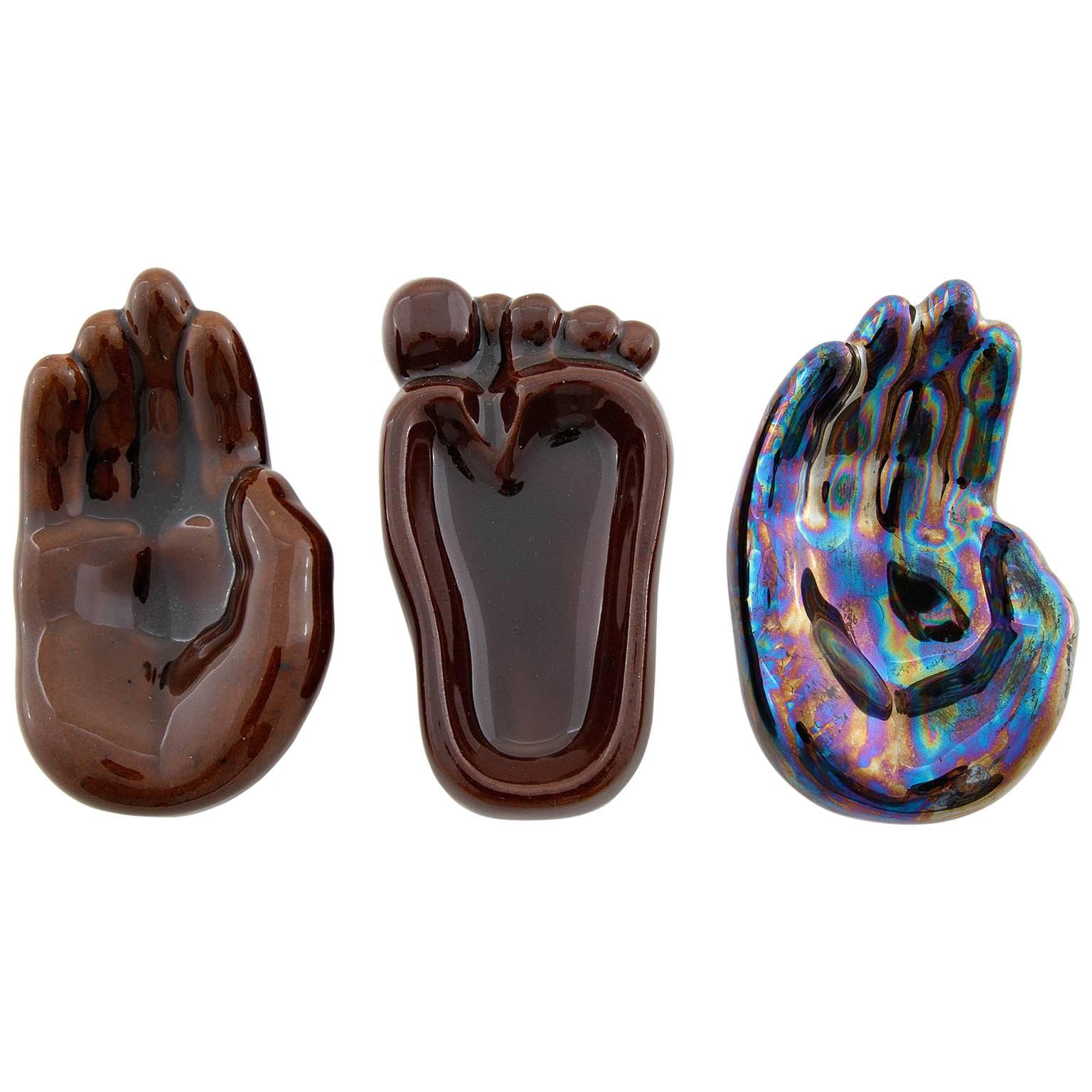 Ceramic Hand and Foot, 1970s