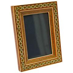 Vintage Persian Micro Mosaic Picture Frame