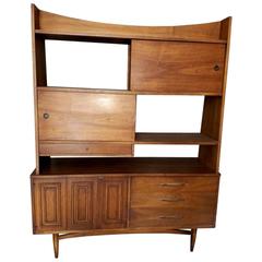 Mid-Century Room Divider Hutch Manufactured by Lachman Bros