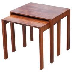 Rosewood Nesting Tables by Wilhelm Renz, Germany, 1965