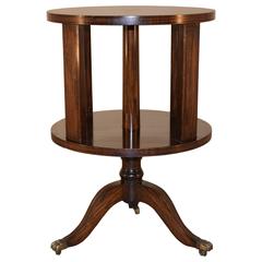 Antique English Rosewood Book Stand, circa 1920