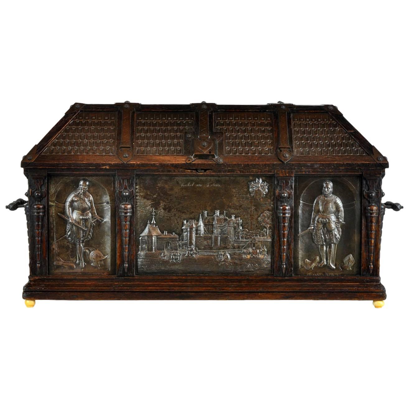 Architecturally Styled 19th Century Jewelry Casket