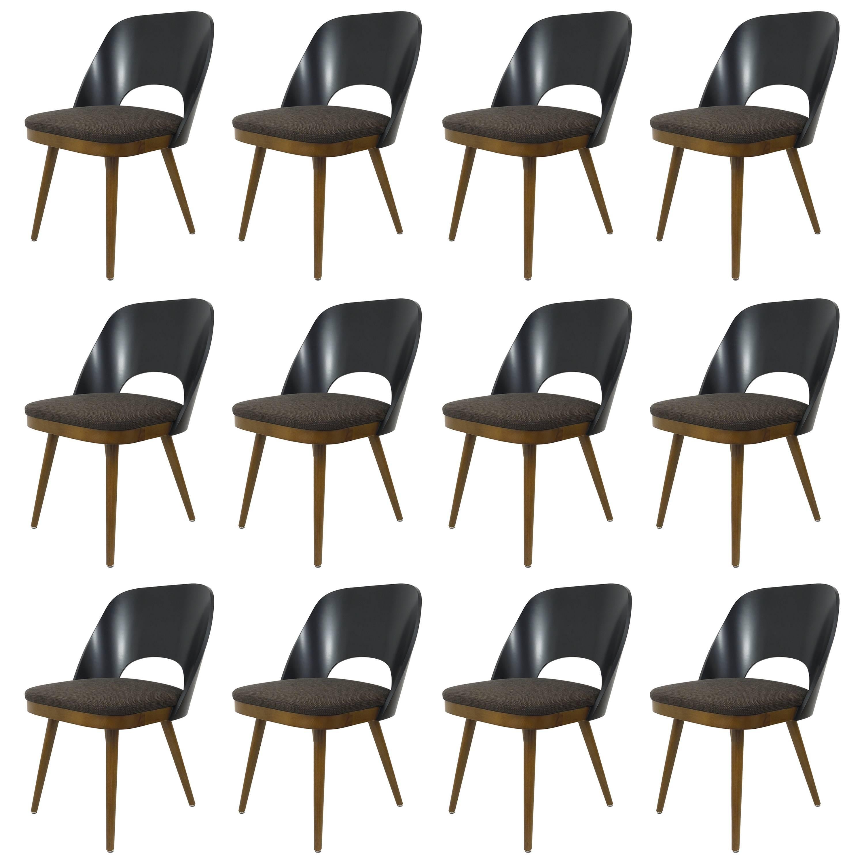 Beautiful Modernist Chairs in the Style of Oswald Haerdtl, Backhausen, Austria For Sale
