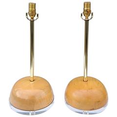 Pair of Minimal Modernist Lamps 10