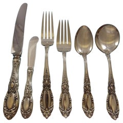 King Richard by Towle Sterling Silver Flatware Service Set of 24