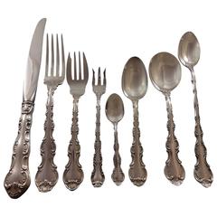 Strasbourg by Gorham Sterling Silver Dinner Flatware Service, Set of 18 10