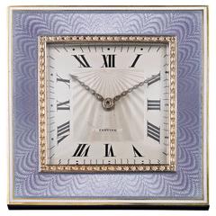 Art Deco Desk Clock by Cartier 1
