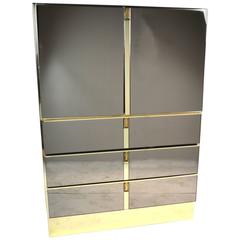 Bronze Mirrored Bar Cabinet by Ello 3