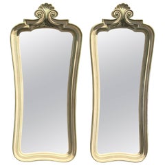 Retro Pair of Hollywood Regency Mirrors