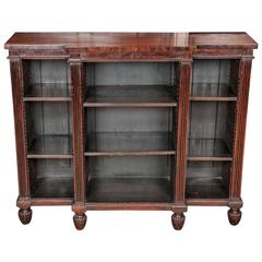 Antique Regency Rosewood Dwarf Bookcase
