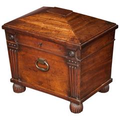 Regency Mahogany Cellarette 1