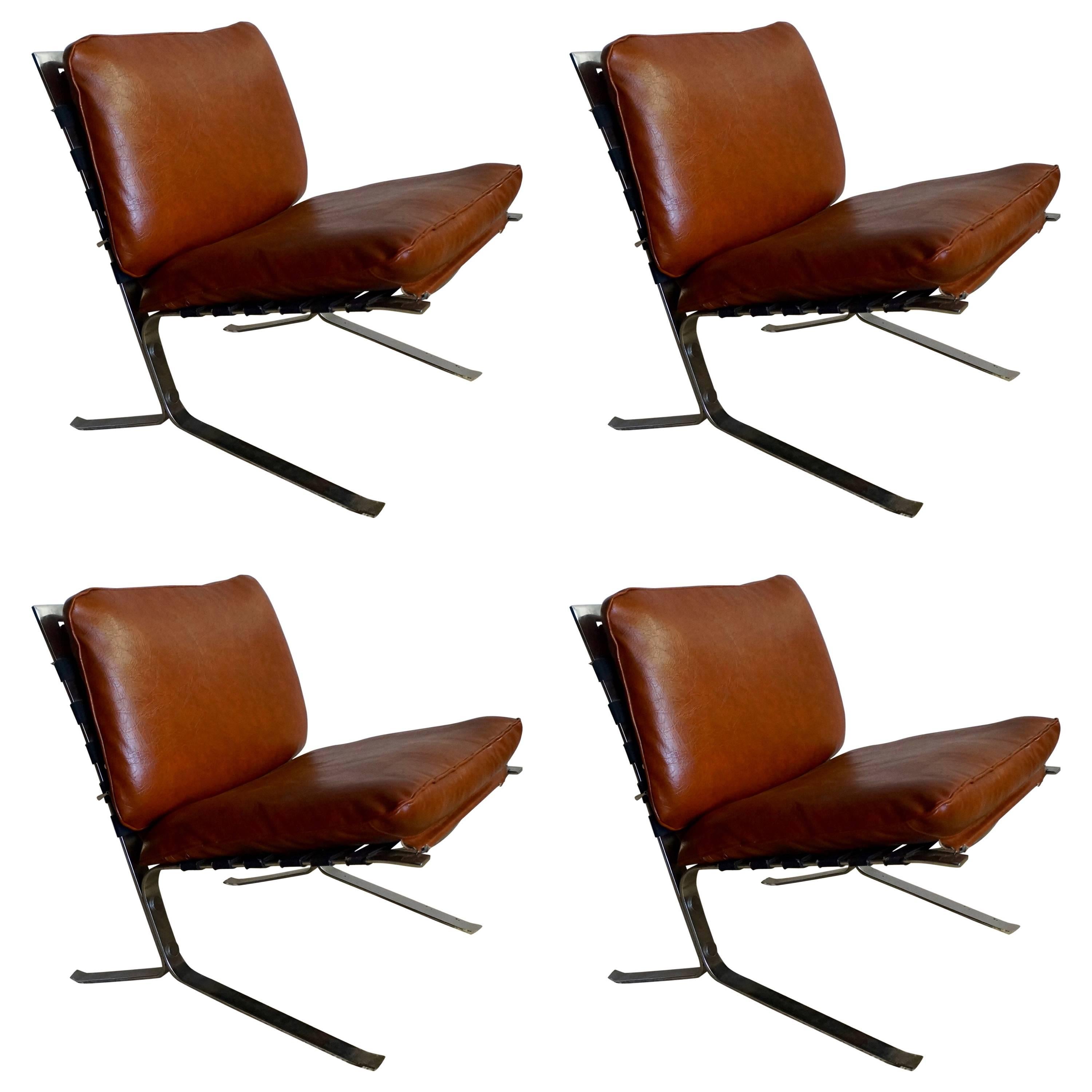 Set of Four Olivier Mourgue Joker Chairs 