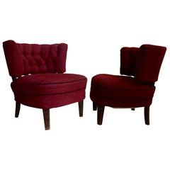 Pair of Slipper Chairs 4