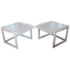 Pair of End Tables by Paul Laszlo for Brown Saltman 3