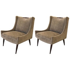 Pair of Harvey Probber Slipper Chairs