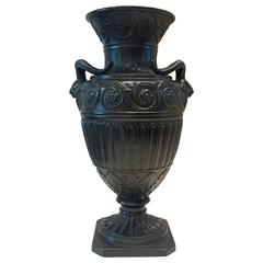 Basalt Style Amphora Vase by Gerbing & Stephan Marks, from 1890s