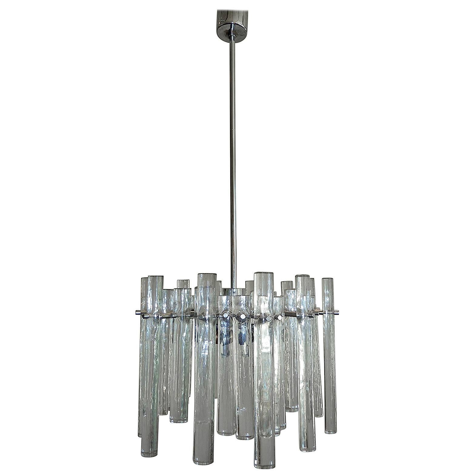 Crystal Vintage Light Fixture Chandelier by Kinkeldey