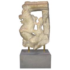 Marble Fragment from India, 13th Century 1