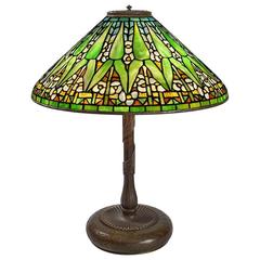 Antique Tiffany Studios New York "Arrowroot" Table Lamp