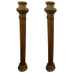 Two 19th Century Cast Iron Columns