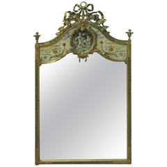 20th Century, French Trumeau Mirror