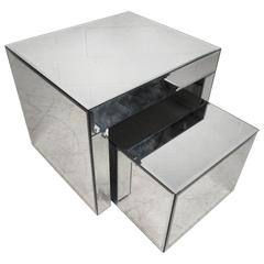 Mid-Century Modern Glass Stacking Tables 9
