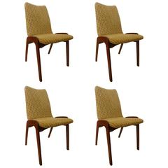 Mid-Century American Modern Set of Four Chet Beardsley Dining Chairs