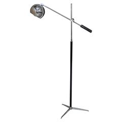 Articulating Single Arm Globe Floor Lamp