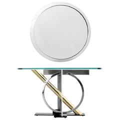 Memphis Style Console and Mirror by Kaizo Oto by Design Institute of America