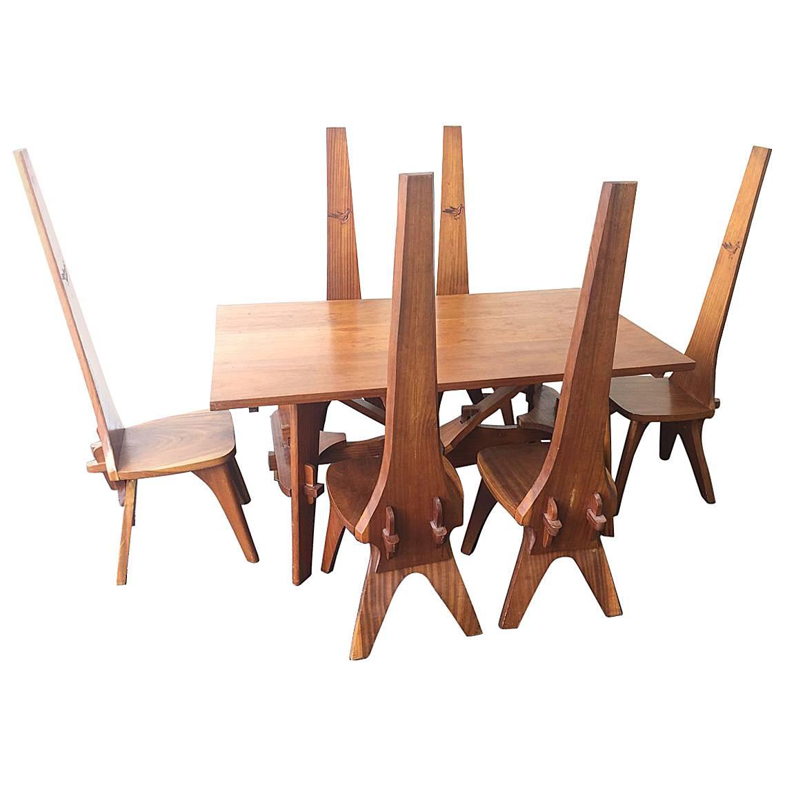 Arts and Crafts Dining Set