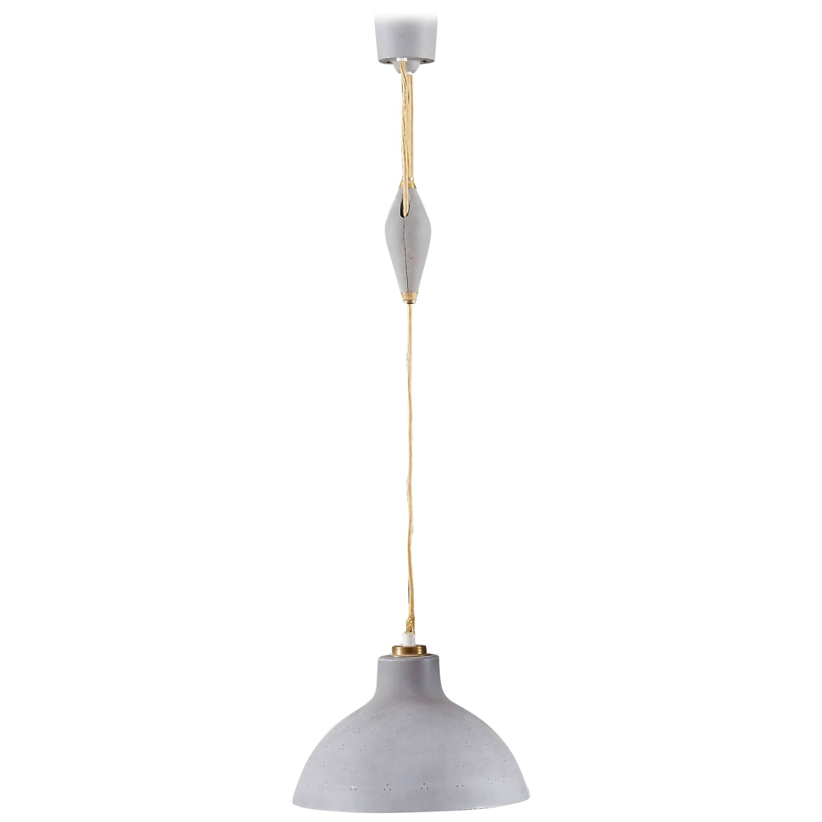High Adjustable Ceiling Lamps Attributed to Paavo Tynell