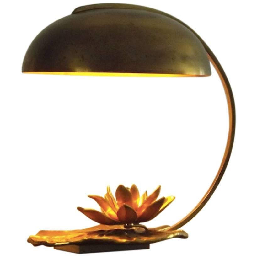 Wonderful Water Lilly Table Lamp by Maison Charles