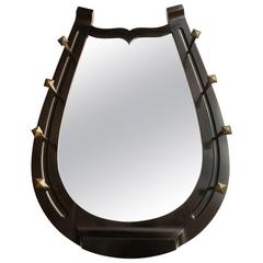 Unusual Horseshoe Mirror