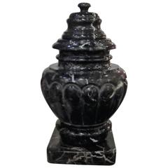 Large Italian Marble Covered Urn