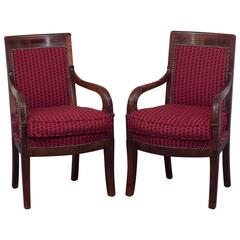 Armchairs France Empire 19th Century France